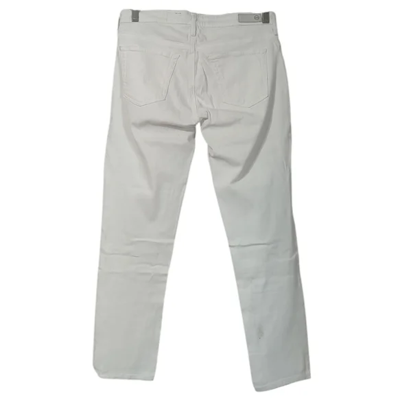 Stilt Crop Jeans White Ag Stilts Blue Stilt Cigarette Jeans Ag Stilt Crop  AG Adriano Goldschmied The Stilt Crop Cigarette Crop White